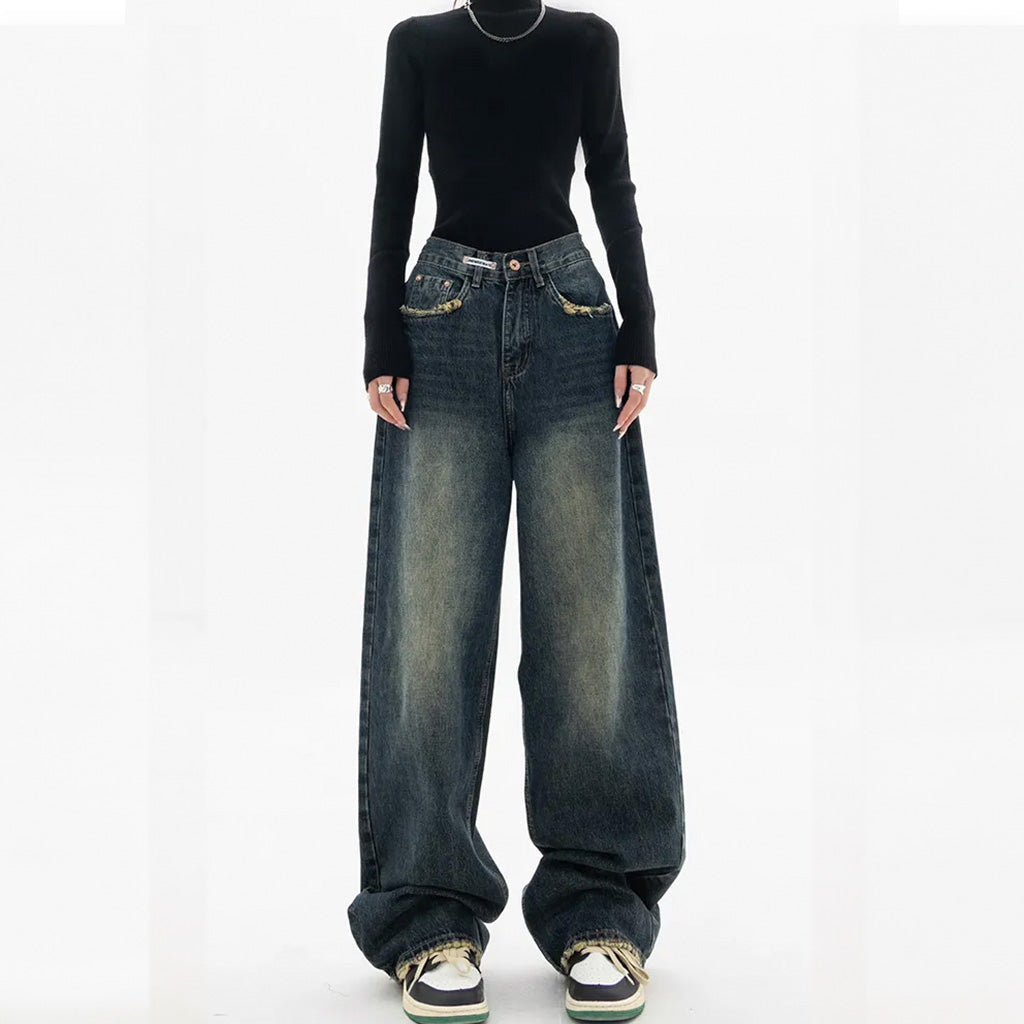 Calça Jeans solta Aline, um toque de modernidade no clássico denim.