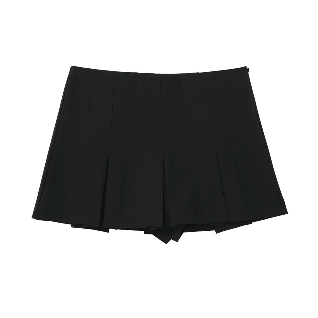 Shorts saia Plissada Monique, ideal para qualquer estação.